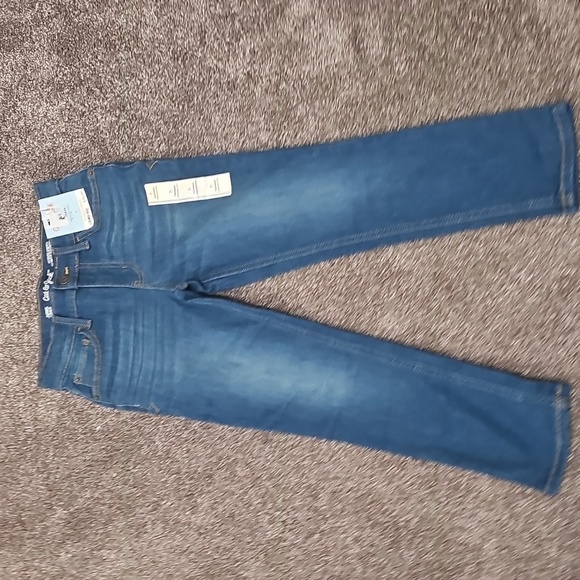 Cat & Jack Dark Wash Girls Jeans - Picture 2 of 4